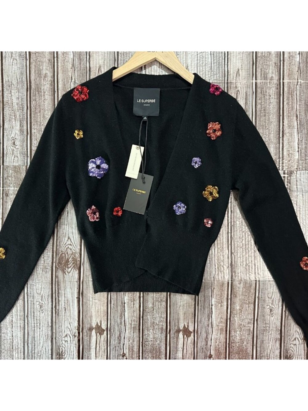 Le Superbe 100% Cashmere Cardigan Size Xs color Nouvea NWT $435